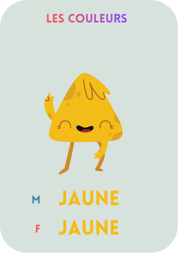 French flashcard tool interface